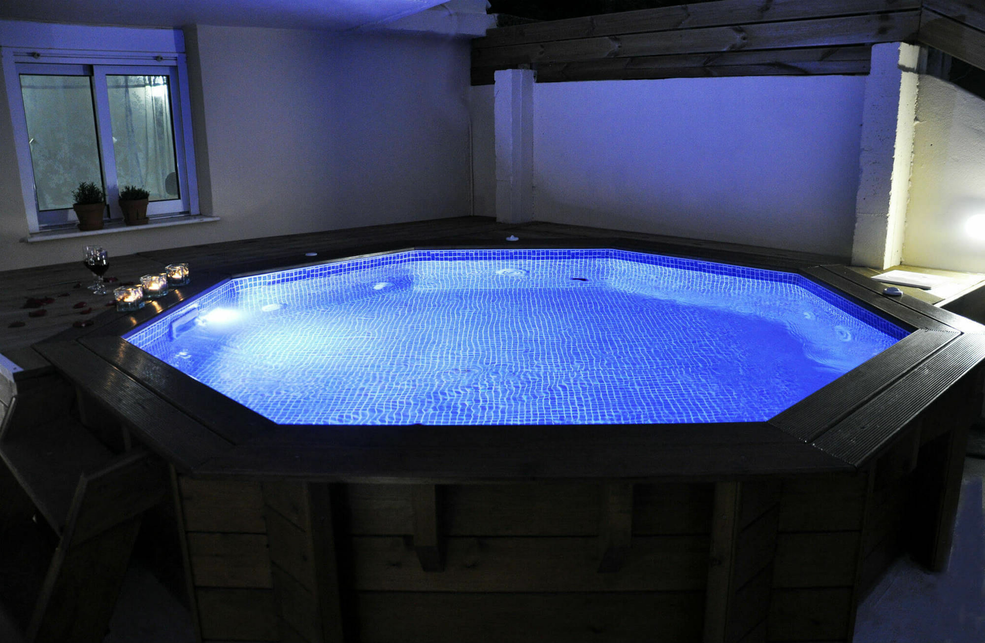 Villa Lakki Heated Round Pool Jacuzzi Lákkoi Exteriér fotografie